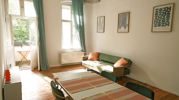 2 Zimmer-Wohnung in Berlin - Friedrichshain, möbliert, auf Zeit