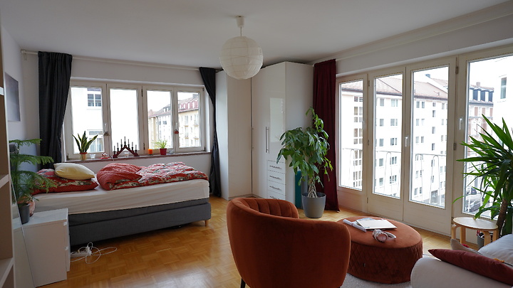 1 Zimmer-Wohnung in München - Maxvorstadt, möbliert, auf Zeit