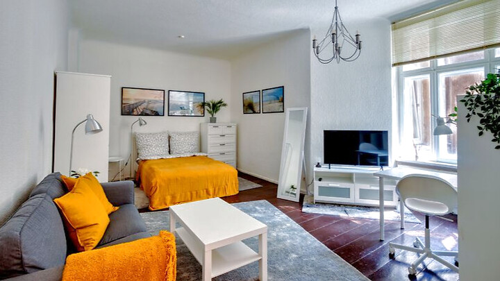 1 room apartment in Berlin - Neukölln, furnished